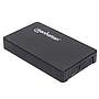 Gabinete P/ Disco Duro, 2.5", Plástico, USB 3.0, Color Negro, MANHATTAN 130349