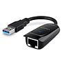 Adaptador USB - Ethernet, 10/100/1000 Mbps, Color Negro, LINKSYS USB3GIG