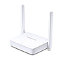 Router Inalámbrico N 300Mbps, 2 Puerto LAN 10/100Mbps, 1 Puerto WAN 10/100Mbps, 2 Antenas, MERCUSYS MW301R