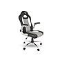 Silla Gamer Modelo Pilot, Semi Reclinable, Color Gris / Negro, Max. 120 Kg, NACEB NA-0907G
