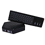 Smart TV Box Blackpcs E0304K-BL 4K UHD 3D con Android, RGB, Wifi, Bluetooth, Color negro, incluye control remoto con teclado