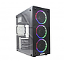 Gabinete Gamer EVOTEC CRISTAL EV-1007, Gabinete, ATX, Negro, 600W