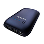 Batería Portátil recargable ADATA Power bank de 10,050 mAh para Smartphones y Tablets, 2 x USB, Color Azul, AP10050-DUSB-5V-CDB