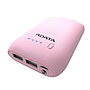 Batería Portátil recargable ADATA Power bank de 10,050 mAh para Smartphones y Tablets, 2 x  USB, Color Rosa, AP10050-DUSB-5V-CPK