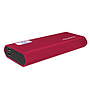 Batería Portátil recargable ADATA AP12500D Power Bank de 12,500 mAh, 2 xUSB, Indicador LED, Color Rojo, AP12500D-DGT-5V-CRD