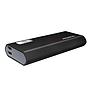 Batería Portátil recargable ADATA AP12500D Power Bank de 12,500 mAh, 2 xUSB, Indicador LED, Color Negro, AP12500D-DGT-5V-CBK