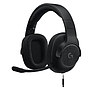 Audífonos Con Micrófono Gamer Modelo G433, 3.5 mm, Sonido DTS 7.1, Color Negro, Longitud Cable 2.0 Metros, LOGITECH 981-000667