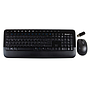 Teclado y Mouse Inalámbricos Microsoft Wireless Desktop 2000, USB, Color Negro, M7J-00004