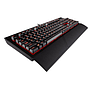 Teclado Gamer Mecánico K68 Strafe Cherry MX red, LED rojo, USB, Distribución en Inglés, CORSAIR CH-9102020-NA