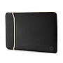 Funda de Neopreno Reversible, Color Negro/Dorado, Hasta 14", HP 2UF59AA#ABL