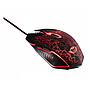 Ratón (Mouse) Gamer Modelo GXT 105 Izza, USB, 6 Botones, Longitud del Cable 1.8 Metros, Iluminación RGB, Color Negro, TRUST 21683