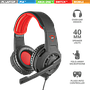 Audífonos Gamer C/ Micrófono Modelo GXT 310 Radius, 3.5 mm, Color Negro / Rojo, Longitud Cable 1.0 Metros, TRUST 21187