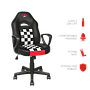 Silla Gamer Modelo GXT 702 Ryon Junior, Color Negro / Rojo / Blanco , Max. 80 Kg, TRUST 22876