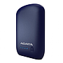Cargador Portátil Power Bank P10050, 10050 mAh, Linterna, Azul Oscuro, Adata AP10050V-DUSB-CDB