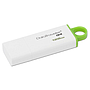 Memoria Flash USB 3.0, DataTraveler I G4, Capacidad 128GB, Color Blanco/Verde, KINGSTON DTIG4/128GB