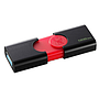 Memoria USB | Capacidad 128GB | Modelo DataTraveler 106 | USB 3.1 | Color Negro/Rojo | Kingston DT106/128GB