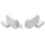 Kit de sensores de contactos inteligentes Nexxt con conexión Wi-Fi 2.4GHz, NEXXT AHBSNMA4U1