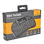 Teclado Inalámbrico C/TouchPad Integrado, Tamaño Mini, Compatible C/ TV Box, PS3, PC´S, XBOX, Color Negro, PERFECT CHOICE PC-201007