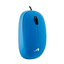Ratón (Mouse) Óptico, Alámbrico (USB), Hasta 1200 DPI, Color Azul, ACTECK AC-916523