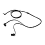 Audífonos 100 IN-EAR, Alámbricos (3.5mm), Color Negro, Longitud del Cable 1.24 Metros, HP 1KF54A6#ABL