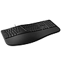 Teclado Alámbrico (USB) Ergonómico, Español, Color Negro, MICROSOFT LXN-00003