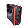 Gabinete Gamer Carbide Spec-04 con Ventana, Midi-Tower, ATX/Micro-ATX/Mini-ITX, USB 2.0/3.0, sin Fuente, Negro/Rojo, CORSAIR CC-9011107-WW