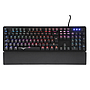 Teclado Gamer Modelo Cobra, Mecánico, RGB, Alámbrico (USB), Switch Rojo, Longitud del Cable 1.8 Metros, NACEB NA-0944