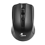 Ratón (Mouse) Óptico, Inalámbrico (USB), Hasta 1600 DPI, Color Negro,4 Botones, XTECH XTM-310BK