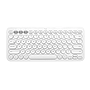 Teclado Inalámbrico (Bluetooth) Modelo K380, Español, Color Blanco, Multi-Dispositivos, LOGITECH 920-009595
