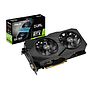 Tarjeta de Video NVIDIA GeForce Dual OC EVO, DUAL-RTX2060-O6G-EVO, 6GB 192-bit GDDR6, PCI Express 3.0, 2xHDMI, 1xDVI, 1xDP, ASUS 90YV0CH2-MTAA00