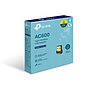 Adaptador USB - WiFi, Doble Banda (Hasta 600 Mbps), Color Negro, Tamaño Nano, TP-LINK ARCHER T2U NANO