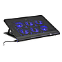 Base con Ventilador Kyla Gaming, para Laptop hasta 17", 6 Ventiladores, Color Negro, XTECH XTA-160