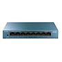 Switch de Escritorio Gigabit de 8 Puertos 10/100/1000 Mbps, Carcasa Metálica, No Administrable, Plug and Play, TP-LINK LS108G