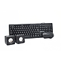Ratón (Mouse) + Teclado + Bocinas 2.0, Alámbricos (USB), NACEB NA-228N