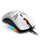 Ratón (Mouse) Gamer YEYIAN Links 3000, Alámbrico (USB), Hasta 7200 DPI, 7 Botones, Iluminación RGB, Color Blanco, QIAN YMG-24311