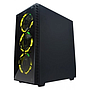 Gabinete Gamer Modelo HYDRA, ATX, Full-Tower, Ventana Lateral de Cristal Templado, 3 Ventiladores Frontales RGB, No Incluye Fuente de Poder, NACEB NA-0602