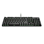 Teclado Hibrido Mecánico Gamer, KEYBOARD 500, Alámbrico USB, Color Negro, Español, Iluminacion LED RGB, HP 3VN40AA#ABM