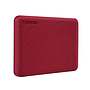 Disco Duro Externo Canvio Advance V10, Capacidad 1TB (1,000GB), Interfaz USB 3.0, Color Rojo, TOSHIBA HDTCA10XR3AA