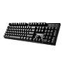 Teclado Gamer FORCE K81, Teclado Mecánico, Kaihl Red, Alámbrico, USB 2.0, Negro (Inglés), GIGABYTE GK-FORCE K81