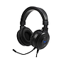 Audífonos con Micrófono Gamer Black Mamba, Respuesta de Frecuencia 20-20000Hz, LED, Alámbricos 3.5mm, 2 Metros, Color Negro, NACEB NA-0317