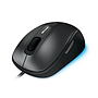 Ratón (Mouse) Comfort 4500, Alámbrico USB Bluetrack,  Semi-Ergonómico, 2 Botones Programables, Color Negro, MICROSOFT 4EH-00004