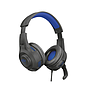Audífonos con Micrófono Gamer Modelo GTX 307B Ravu, Alámbrico 3.5mm, Compatibles Con PS4 / PS5, Color Negro / Azul, TRUST 23250