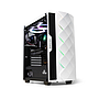 Gabinete Gamer Yeyian ABYSS 2500 con Ventana RGB, Midi-Tower, ATX/EATX/ITX/Micro ATX, USB 3.0, No Incluye Fuente de Poder, Negro / Blanco, QIAN YGA-49702