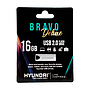 Memoria Flash USB 2.0, Capacidad 16GB, Plata, Carcasa Metálica, HYUNDAI U2BK/16GAS