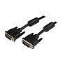 Cable de Video DVI-D - DVI-D (19-Pin) (M- M), Enlace Único, Color Negro, Longitud 3.0 Metros, STARTECH DVIDSMM10