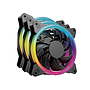 Kit de 3 Ventiladores P/ Gabinete (CPU), Iluminación RGB, 120mm, 6 Pines, Control de Iluminación Inalámbrico, OCELOT OGPF01