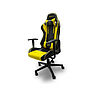 Silla Gamer Modelo OGS, Reclinable (Max 155°), Soporte Cervical y Lumbar, Color Amarillo, Max. 150 Kg, OCELOT OGS-02