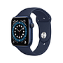 Apple Watch Series 6 de 40mm con GPS, CPU Dual Core S6, Pantalla Retina OLED, Wi-Fi, BT 5.0, WatchOS 7, Incluye Correa Deportiva Azul, Color Azul, APPLE MG143LZ/A