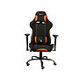 Silla Gamer Modelo ZX25, Reclinable, Soporte Cervical y Lumbar, Color Negro / Naranja, Max. 115 Kg, Base Metálica, XZEAL XZSXZ25O