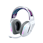  Audífonos con Micrófono Gamer Modelo G733, Inalámbrico (Adaptador USB), Iluminación RGB, Color Blanco, Sonido 7.1, LOGITECH 981-000882